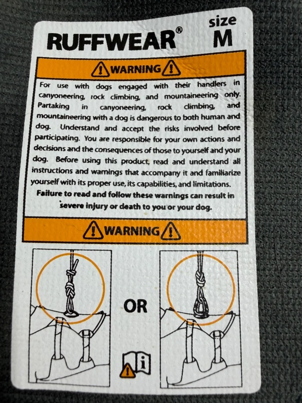 RuffWear doubleback dog